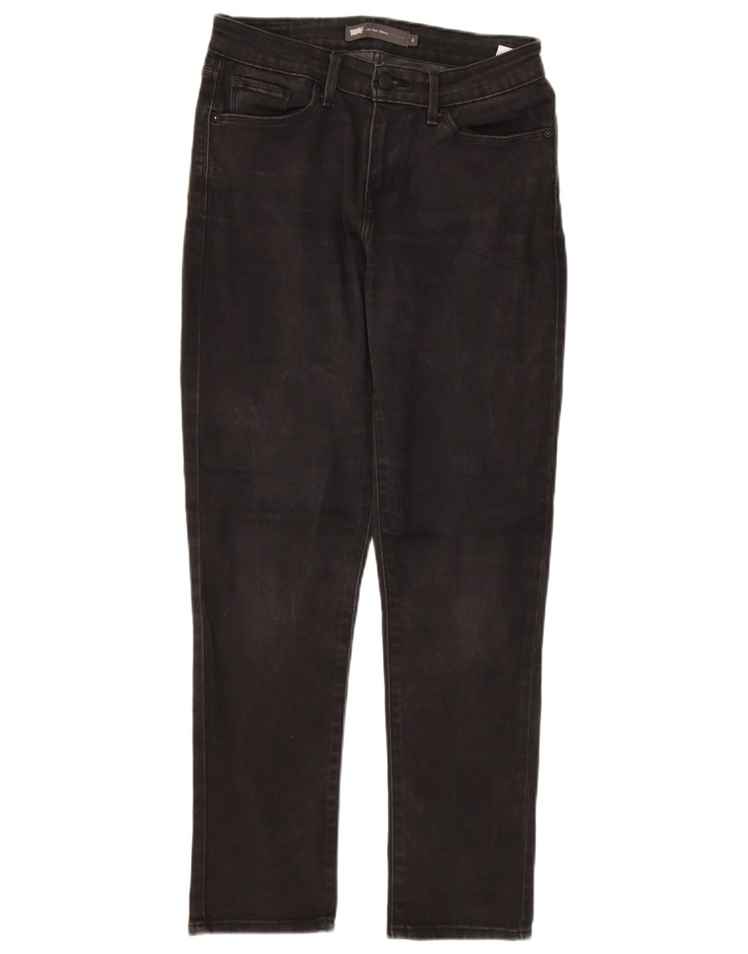 LEVI'S Jeans ajustados de talle medio para mujer US 4 Small W28 L28 Algodón negro