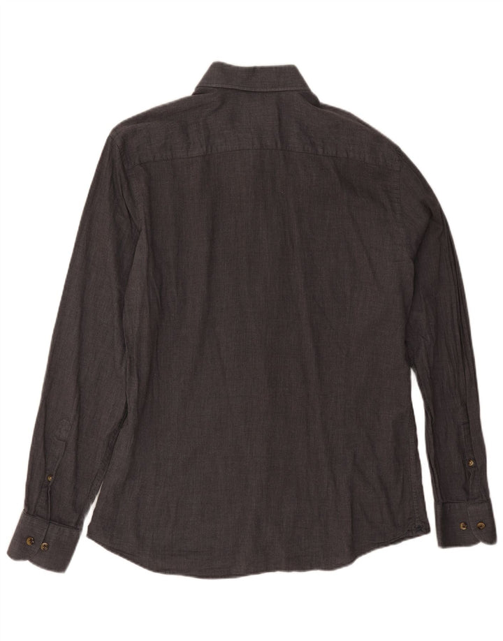 Hackett Camisa Slim Fit Para Hombre De Algodón Gris Grande