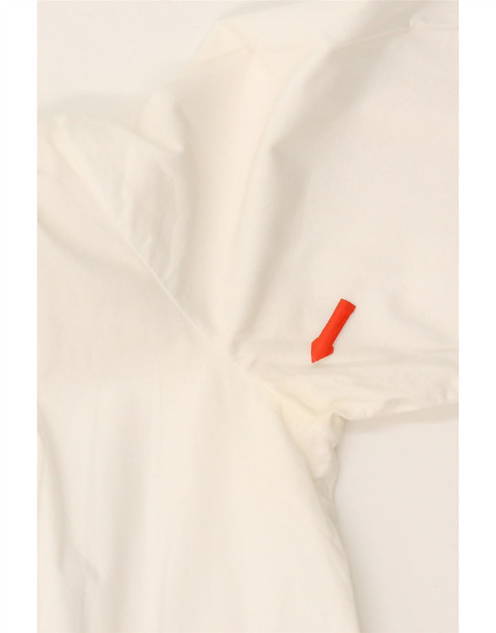 Camisa Benetton Mujer ES 42 Mediano Blanco