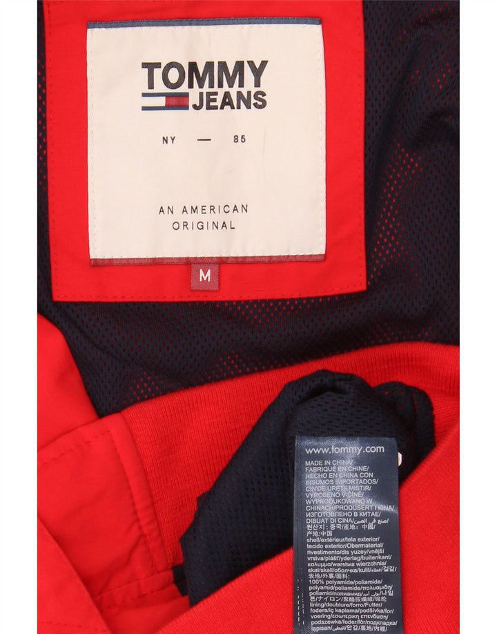 Tommy Jeans Chaqueta Bomber para Hombre UK 38 Medium Rojo Poliéster