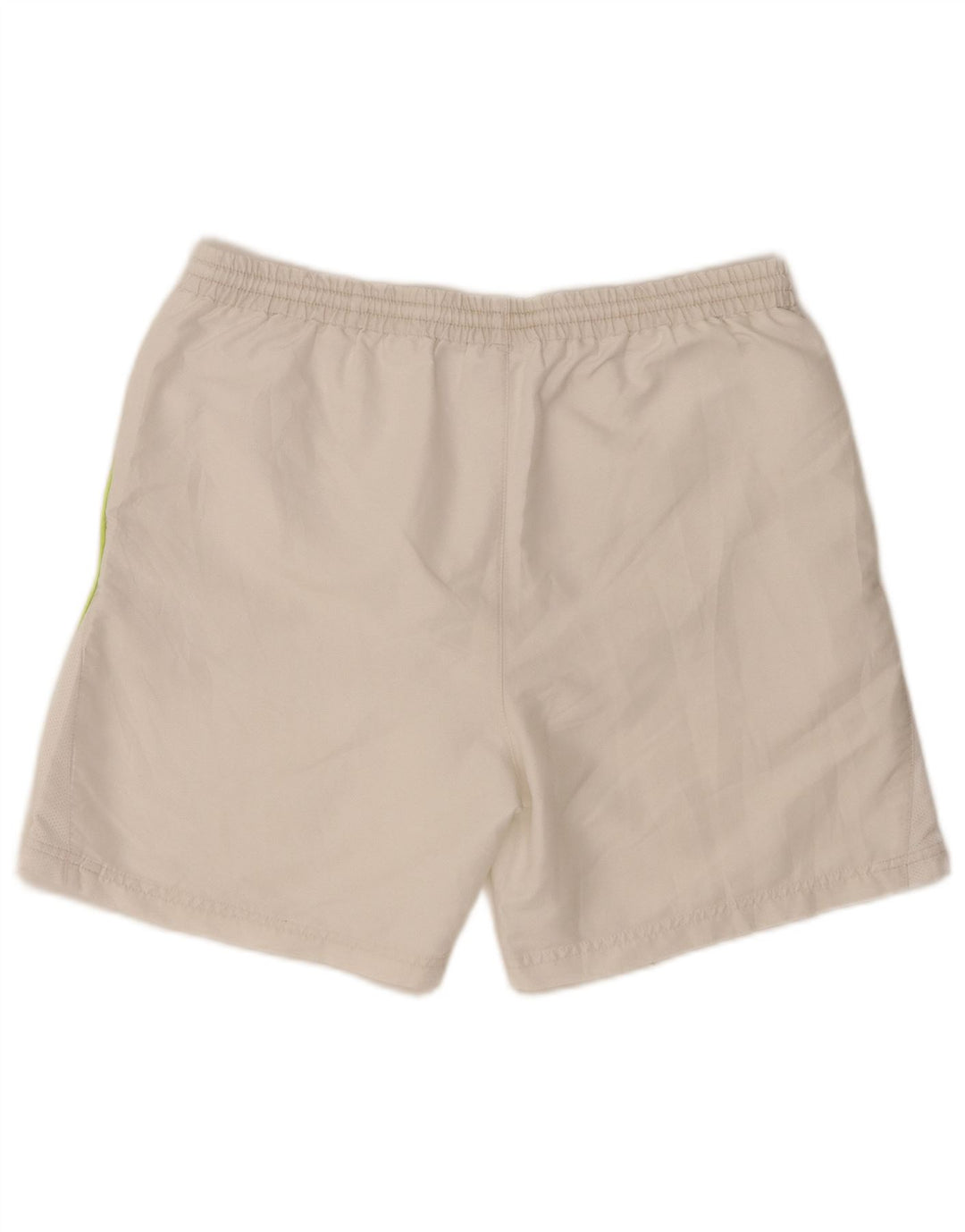 Fila Pantalones cortos deportivos para hombre poliéster blanco mediano