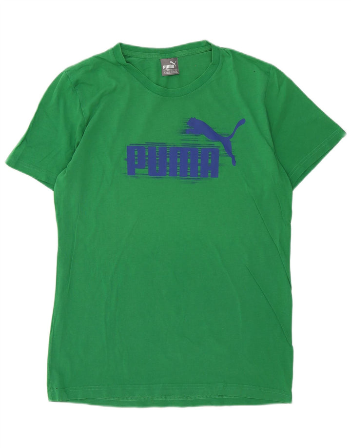 Camiseta Puma Graphic Top Verde Medio |