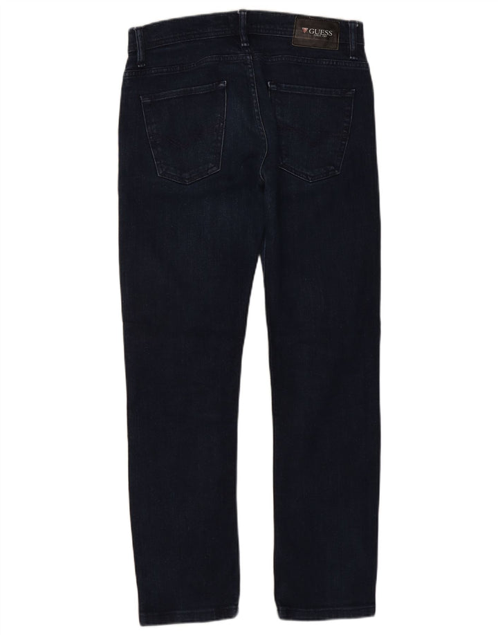 GUESS Vaqueros ajustados para hombre W29 L28 Algodón azul marino