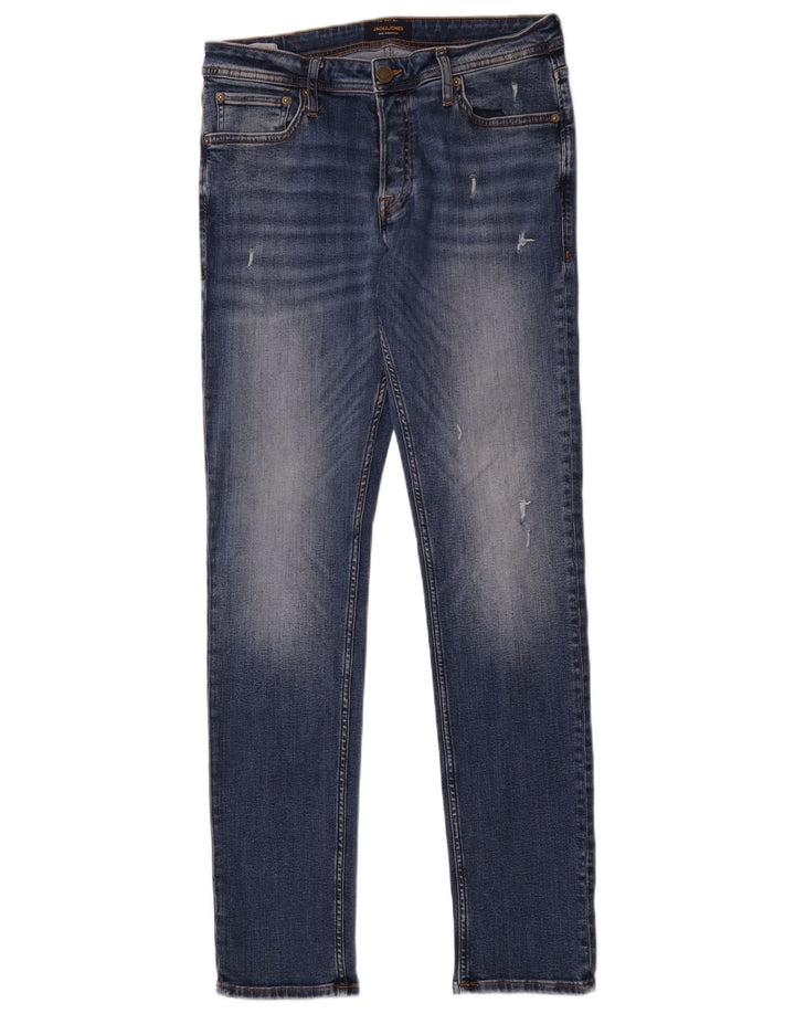 Jack & Jones Vaqueros Slim para Hombre W32 L34 Algodón Azul
