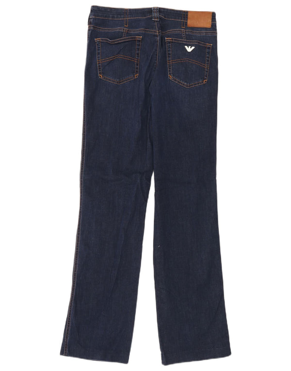 Jeans Armani Mujer Rectos W31 L32 Azul Marino Algodón