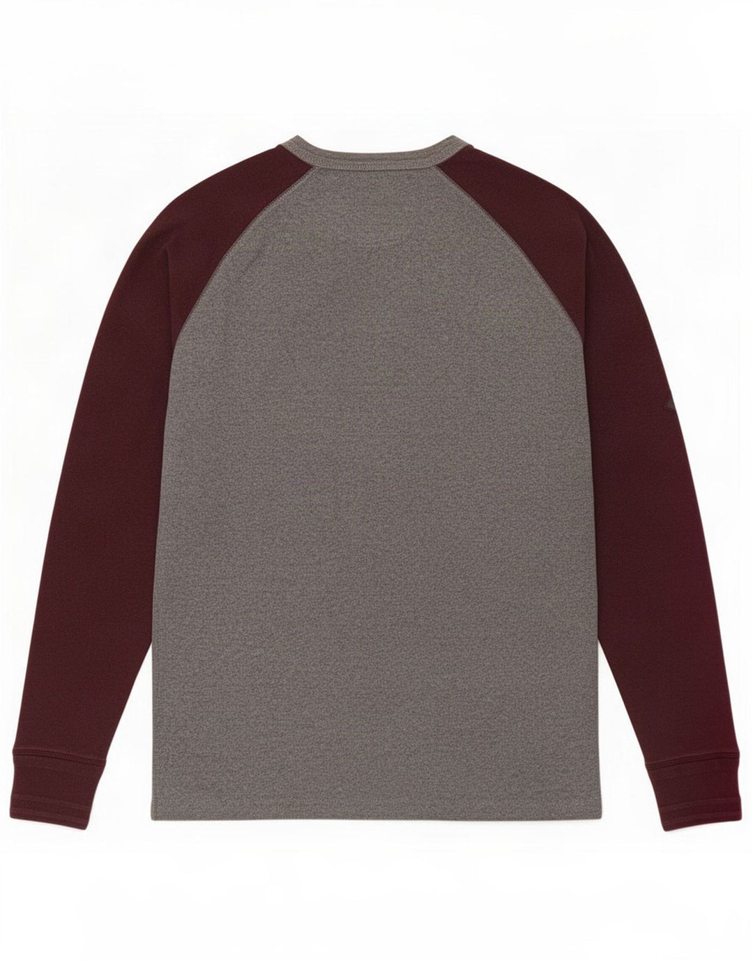 Top Superdry para hombre de manga larga de algodón con bloques de color gris grande