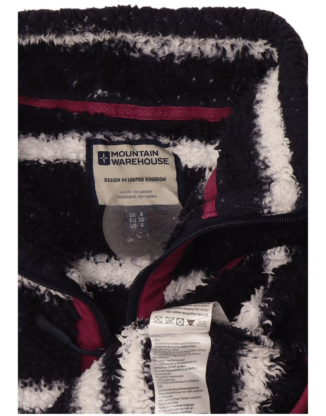 Jersey de forro polar extragrande para mujer Mountain Warehouse UK 8 Small Azul marino