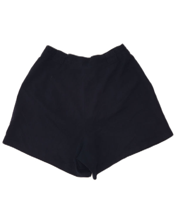 LOTTO Pantalones cortos chinos con cintura alta para mujer UK 40 Azul marino mediano