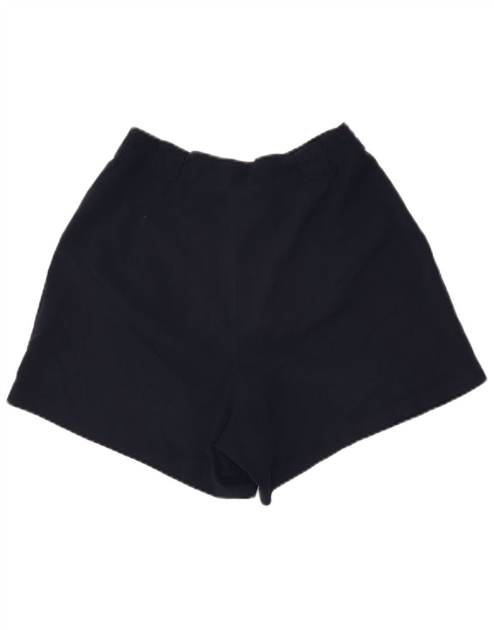 LOTTO Pantalones cortos chinos con cintura alta para mujer UK 40 Azul marino mediano