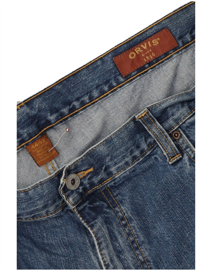 Vaqueros rectos para hombre Orvis W44 L30 Algodón azul
