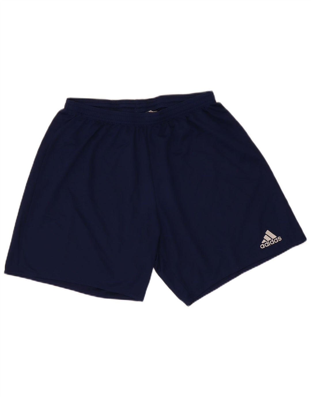 Adidas - Pantalones cortos deportivos para hombre, talla grande, poliéster, color azul marino
