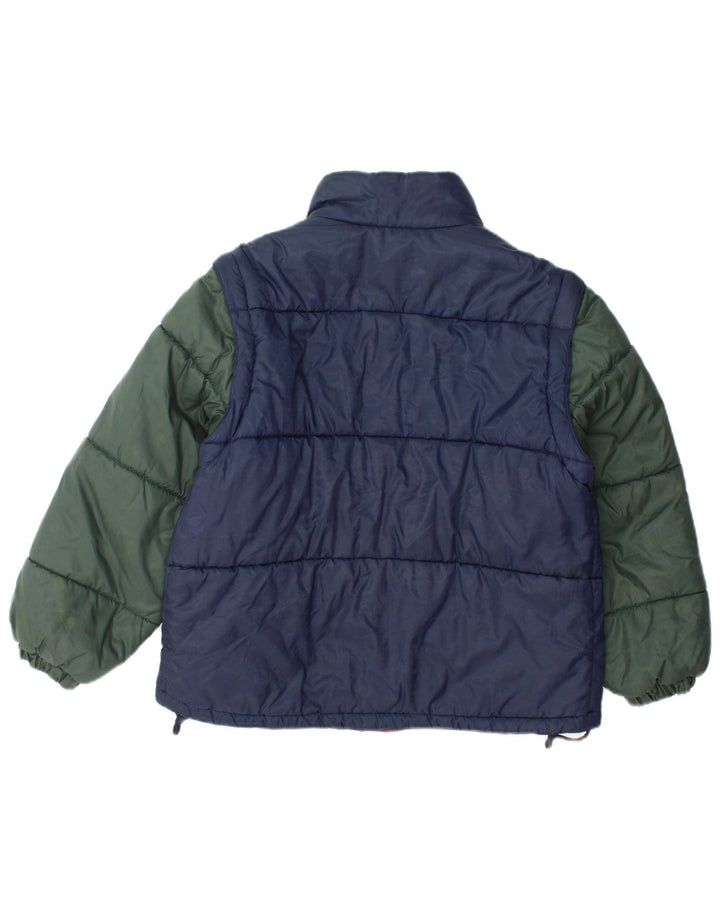Meccano Chaqueta acolchada para niño 12-13 años Azul marino Colorblock
