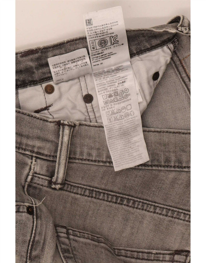 Levi's Hombre 511 Vaqueros Slim Desgastados W31 L32 Algodón Gris