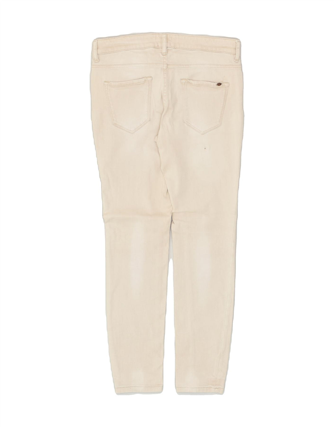 MASSIMO DUTTI Womens Skinny Jeans EU 36 XS W30 L28 Beige Cotton | Vintage Massimo Dutti | Thrift | Second-Hand Massimo Dutti | Used Clothing | Messina Hembry 