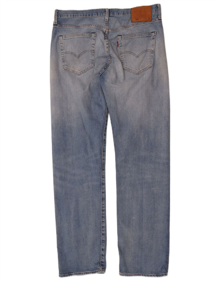 Levi's Hombre 501 Vaqueros Rectos W33 L32 Algodón Azul