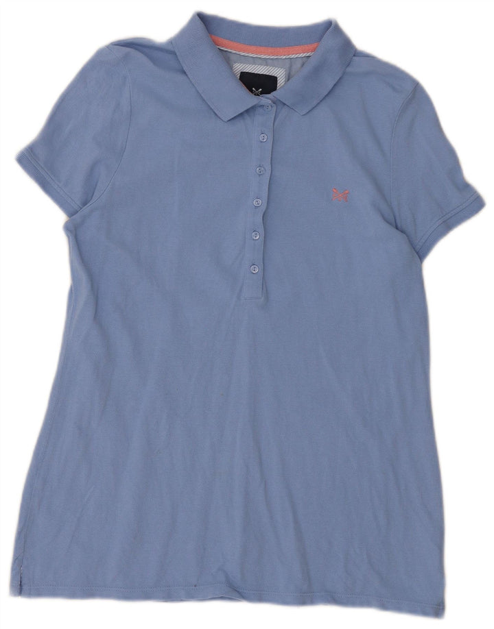 Crew Clothing Polo para mujer UK 44 Azul medio