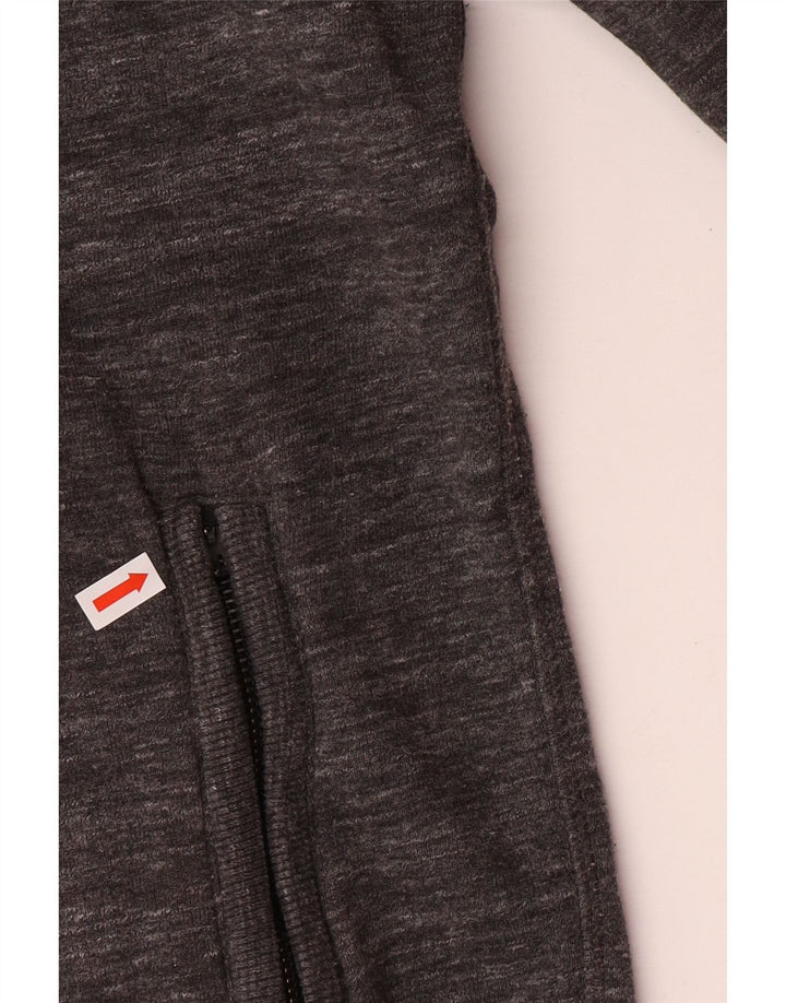 SUPERDRY Jersey con capucha para hombre pequeño de algodón moteado gris