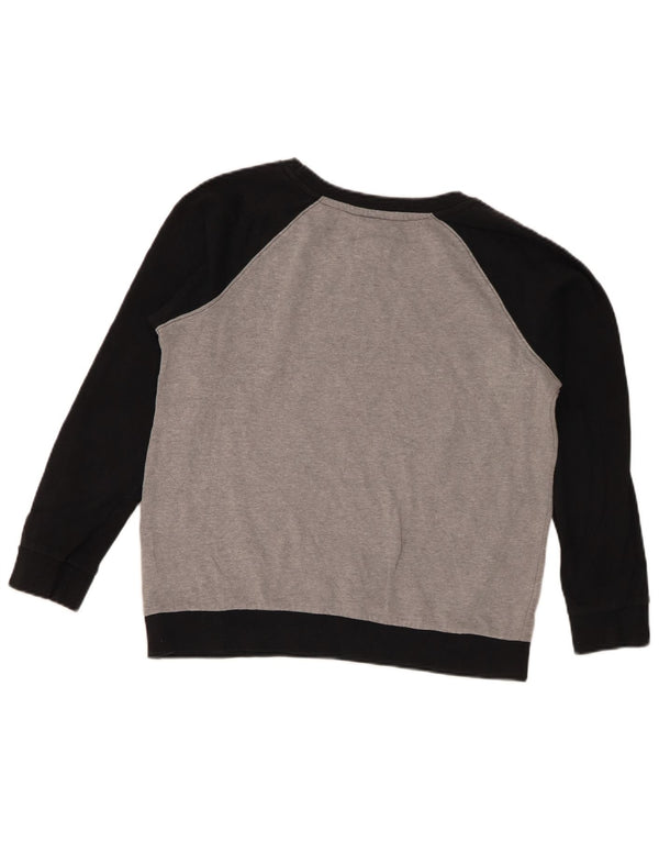 Levi's Sudadera gráfica para mujer Jumper UK 10 Small Grey Colourblock
