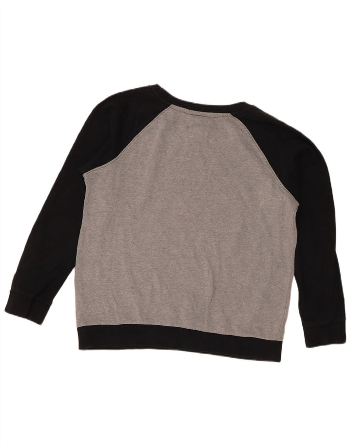 Levi's Sudadera gráfica para mujer Jumper UK 10 Small Grey Colourblock