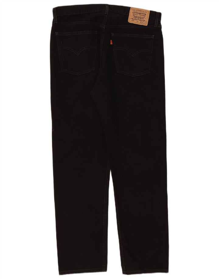 Levi's Jeans rectos 615 para hombre W36 L30 Algodón negro