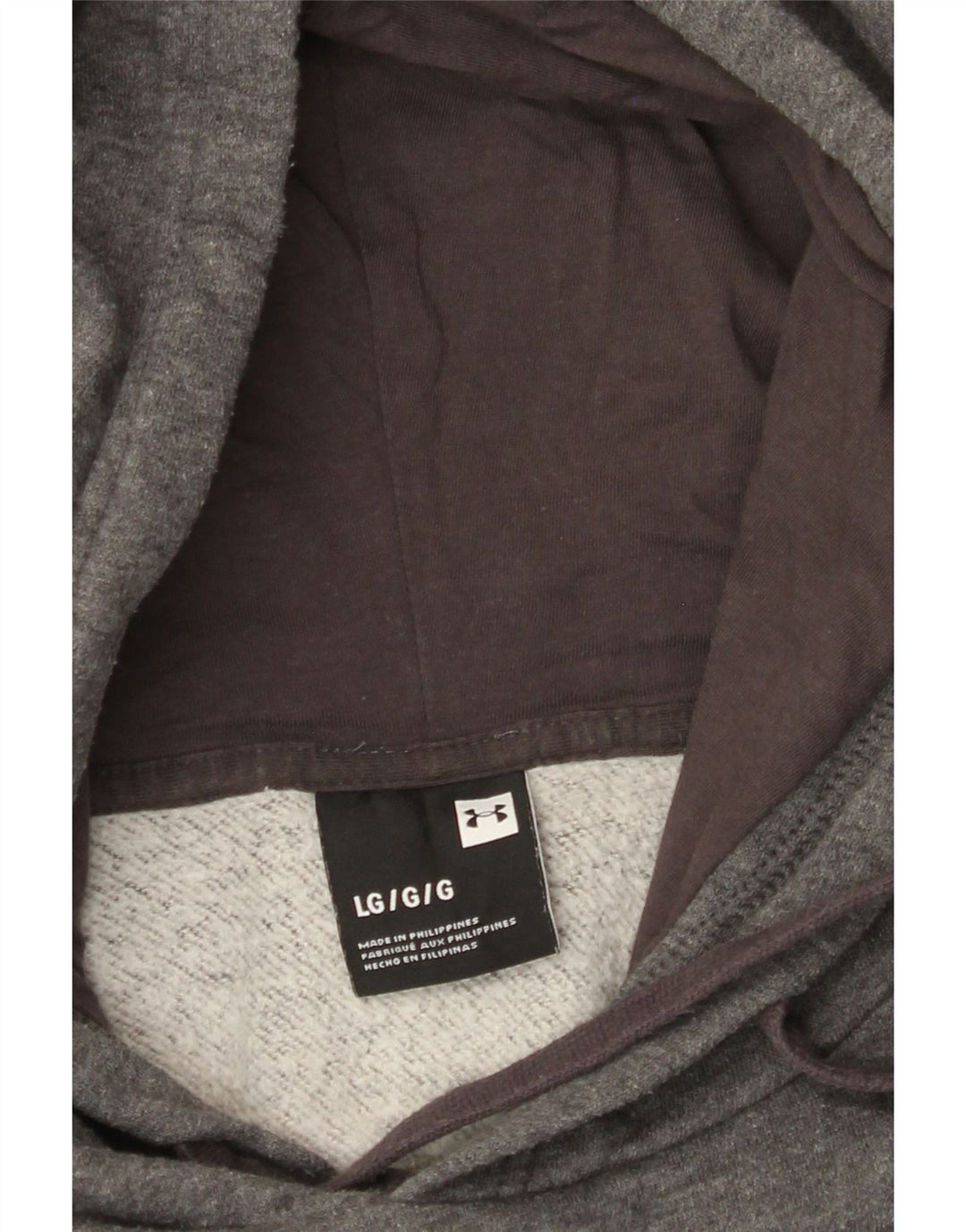 UNDER ARMOUR Jersey con capucha para hombre gris grande