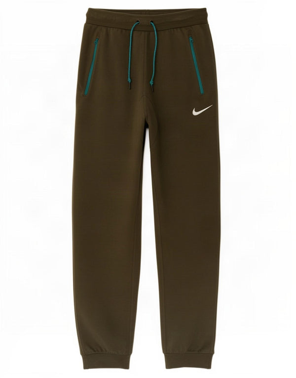 Nike Hombre Pantalones De Chándal Joggers Small Verde Algodón Deportes