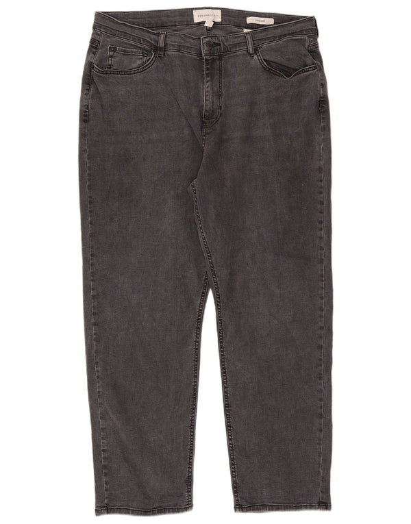 Marks & Spencer Vaqueros rectos Per Una para mujer UK 20 2XL W40 L28 Negro
