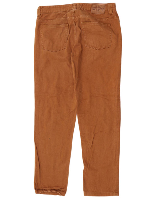 Vaqueros rectos regulares Billabong para hombre W32 L31 Algodón marrón