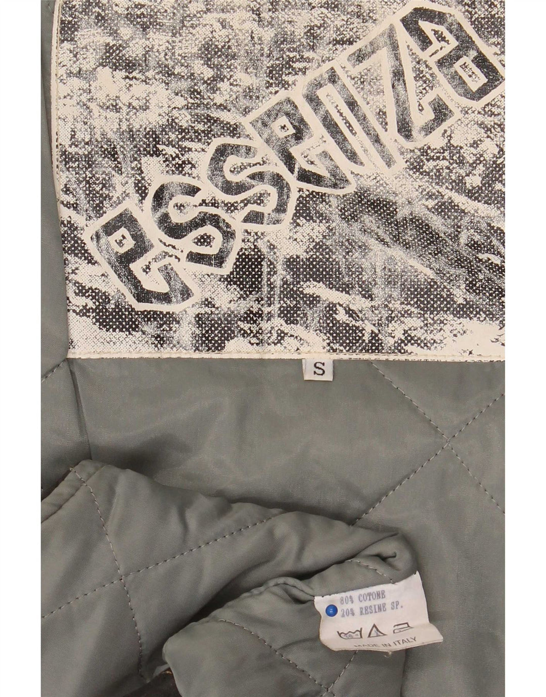Vintage hombres Gilet pequeño algodón negro