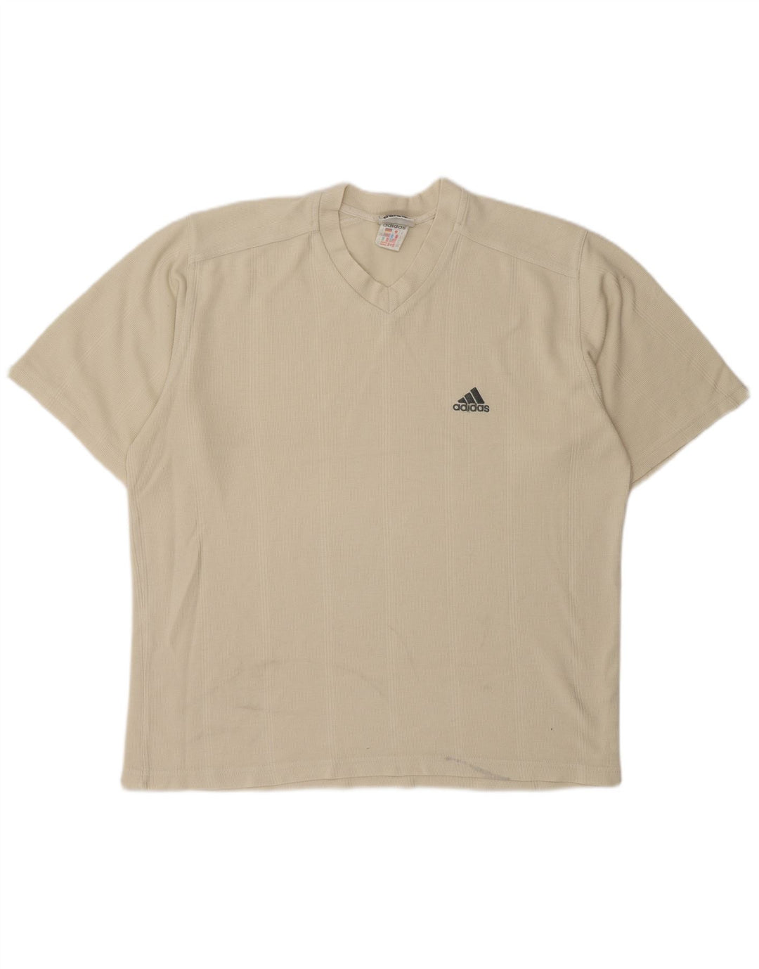 ADIDAS Camiseta Hombre Top UK 40/42 Medio Beige Algodón