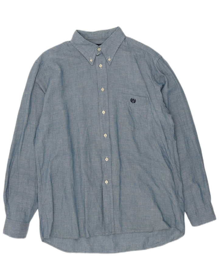 Peter Hadley Camisa para hombre XL Azul