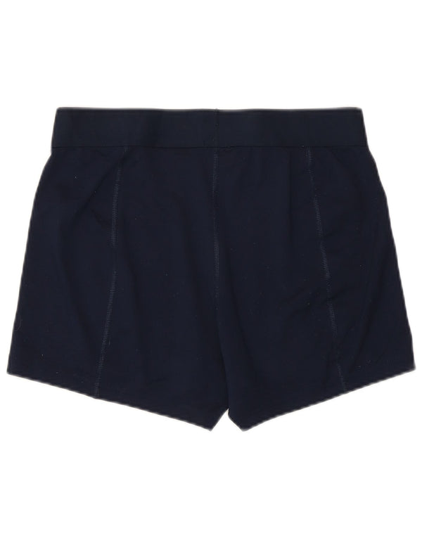 NIKE Pantalones cortos deportivos Dri Fit para mujer UK 40 Grande Poliéster azul marino