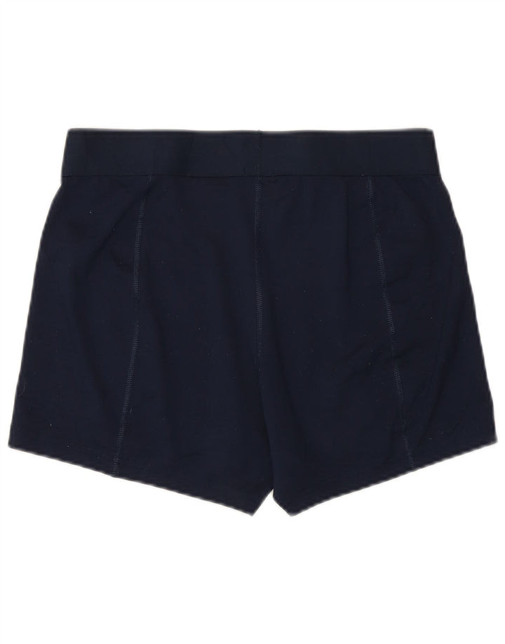 NIKE Pantalones cortos deportivos Dri Fit para mujer UK 40 Grande Poliéster azul marino