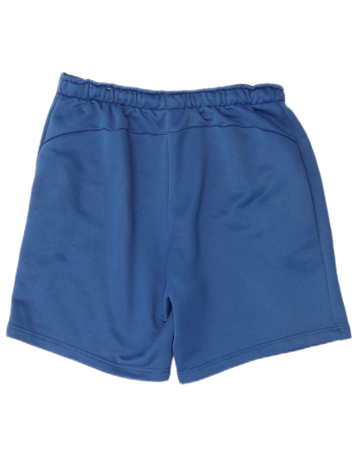 Puma Pantalones cortos deportivos con gráficos para hombre, talla grande, azul