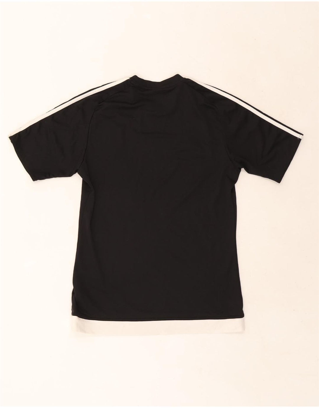 Adidas Hombre Climalite Camiseta Top Pequeño Negro Colorblock Poliéster