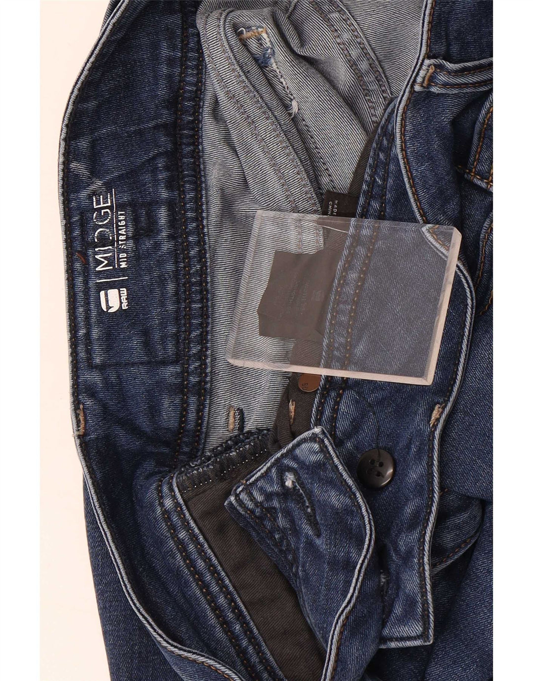 G-Star Vaqueros rectos Midge para hombre W33 L34 Azul