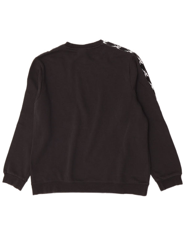 Reebok Hombre Graphic Sudadera Jumper XL Algodón Negro