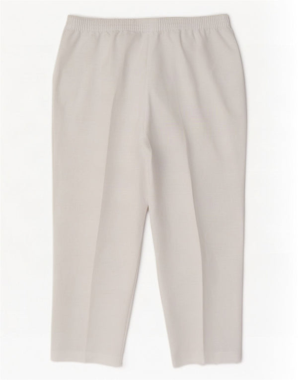 Marks & Spencer Pantalones chinos cónicos para mujer UK 18 XL W40 L30 Blanco