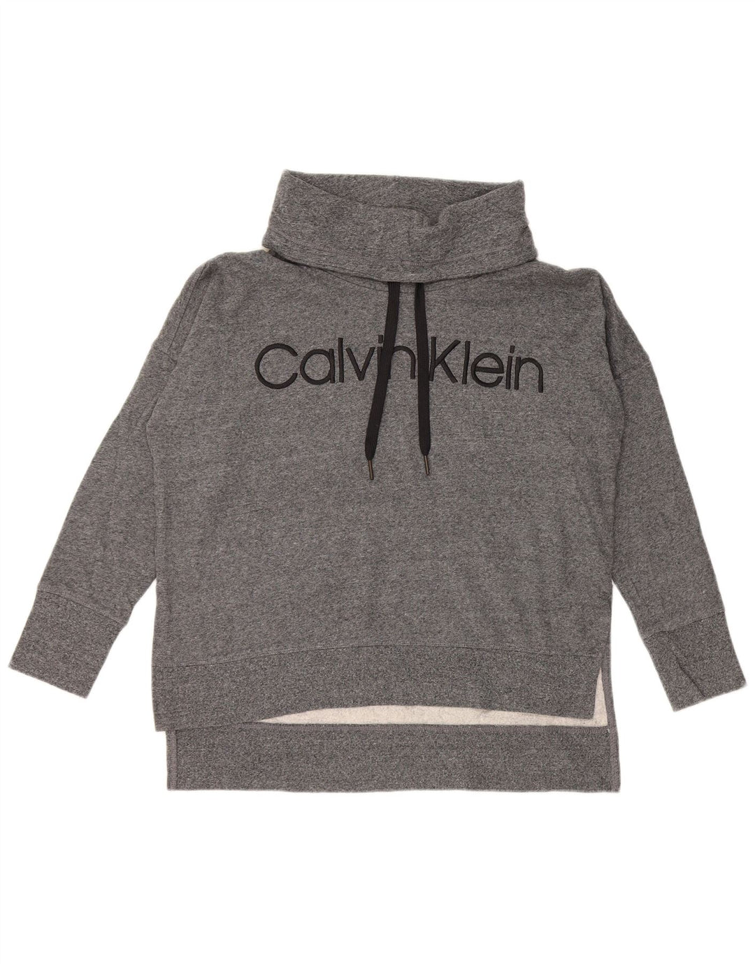 CALVIN KLEIN Sudadera con gráfico extragrande para mujer UK 44 Gris medio