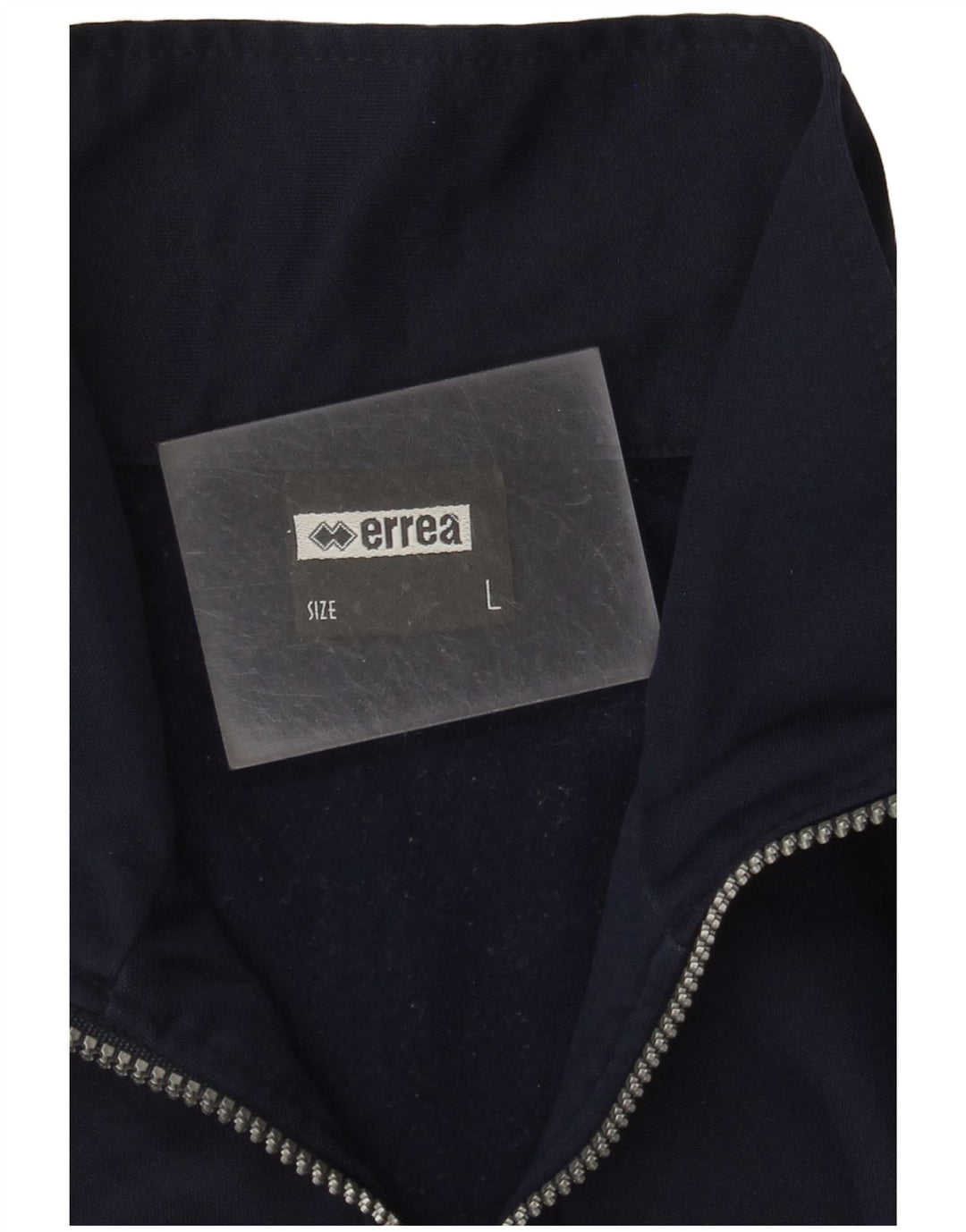 Errea Mens Zip Neck Sudadera Jumper Grande Azul Marino Poliéster