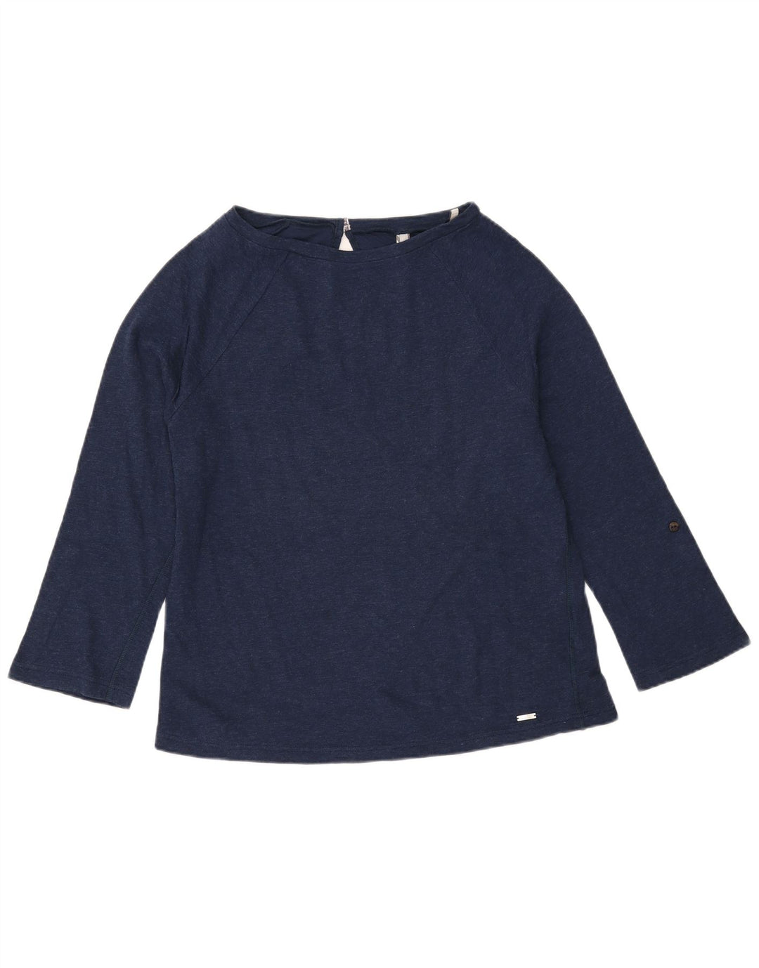 WOOLRICH Camiseta de manga larga para mujer UK 46 Grande Azul marino
