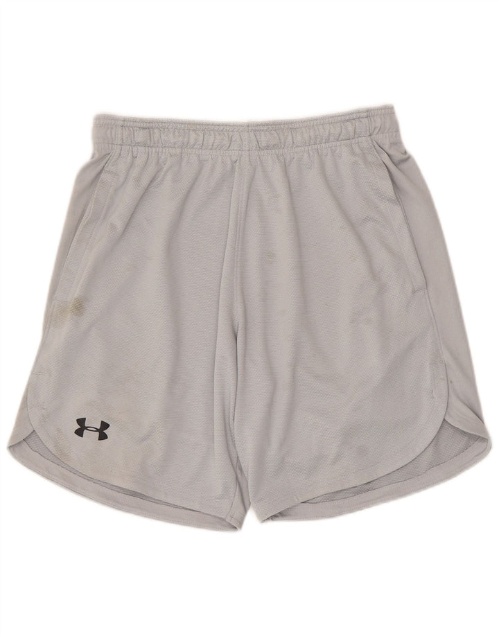 Pantalones cortos deportivos Under Armour Heat Gear para hombre gris medio