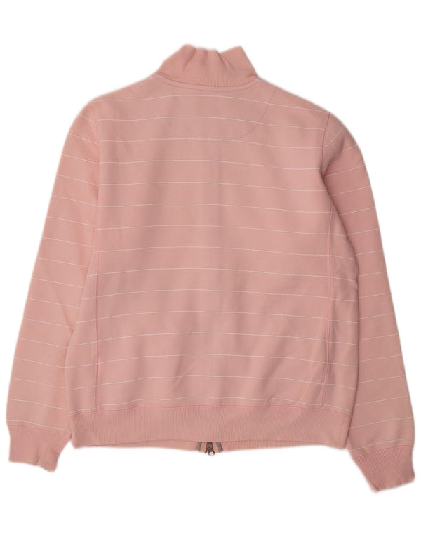Nike - Chaqueta de chándal para mujer, talla grande, color rosa, algodón a rayas