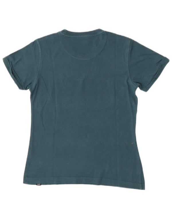 Adidas Camiseta gráfica para mujer Top UK 8/10 Small Green Floral Cotton
