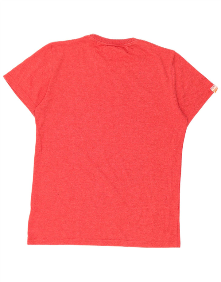 Superdry Camiseta con gráfico gráfico para hombre, talla grande, poliéster rojo