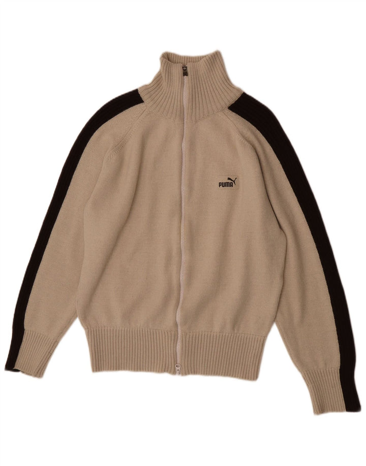 Puma - Cárdigan para hombre, color beige, talla grande