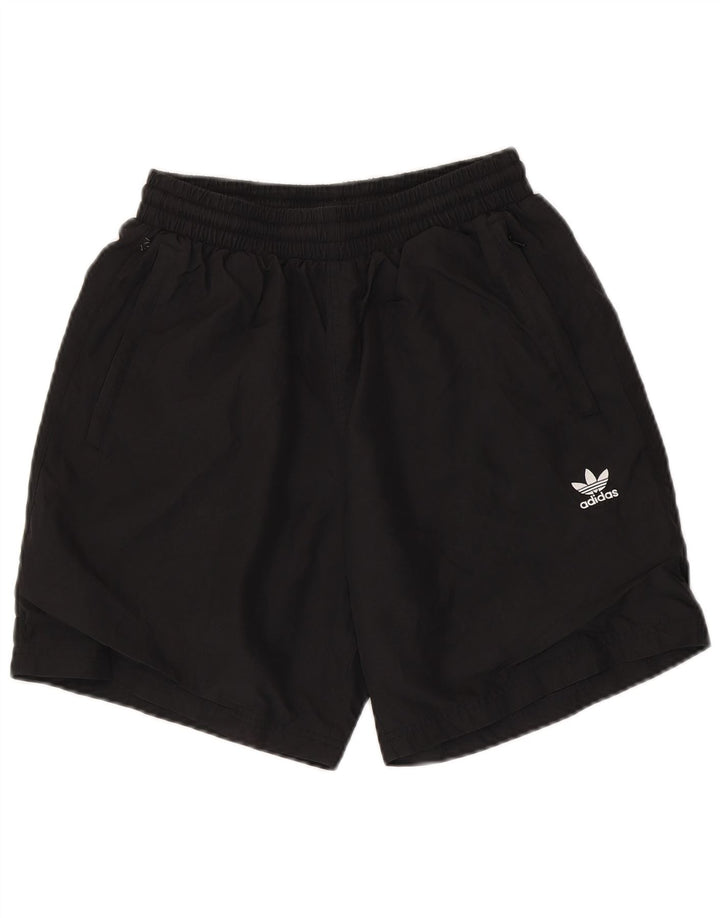 Pantalón Corto Deportivo Adidas Hombre Mediano Negro Poliéster