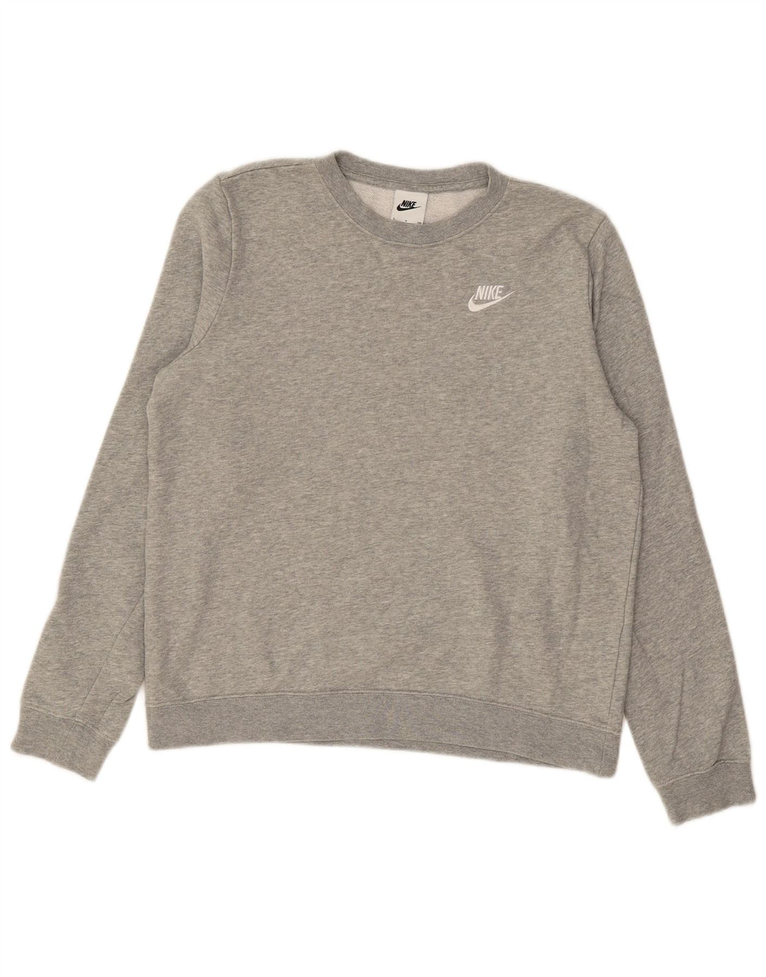 NIKE Hombre Sudadera Jumper Small Gris Algodón