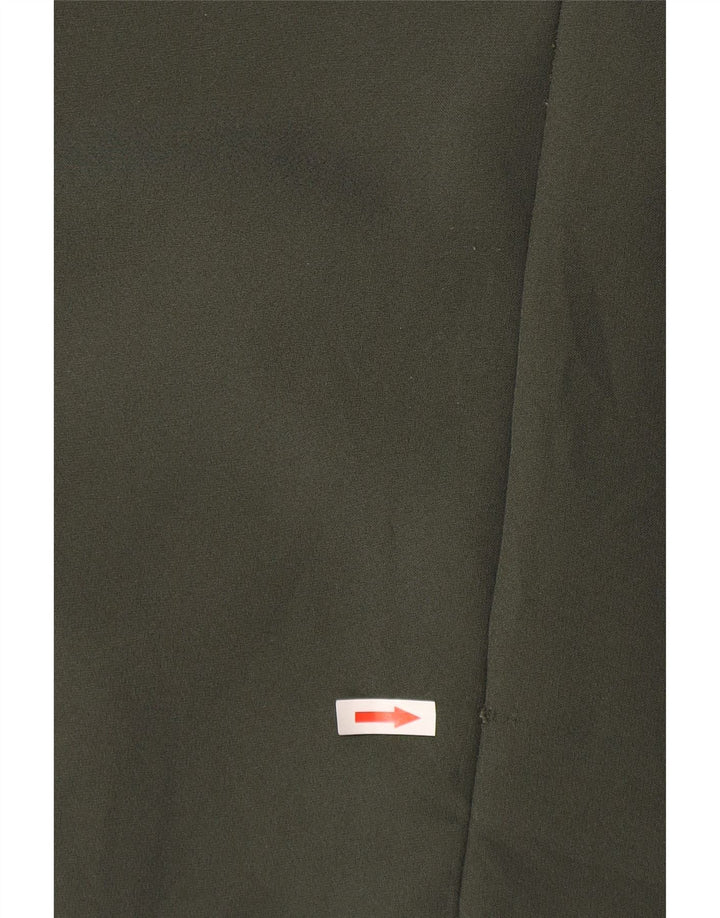 Zara Vestido tubo sin mangas para mujer UK 42 Poliéster caqui medio