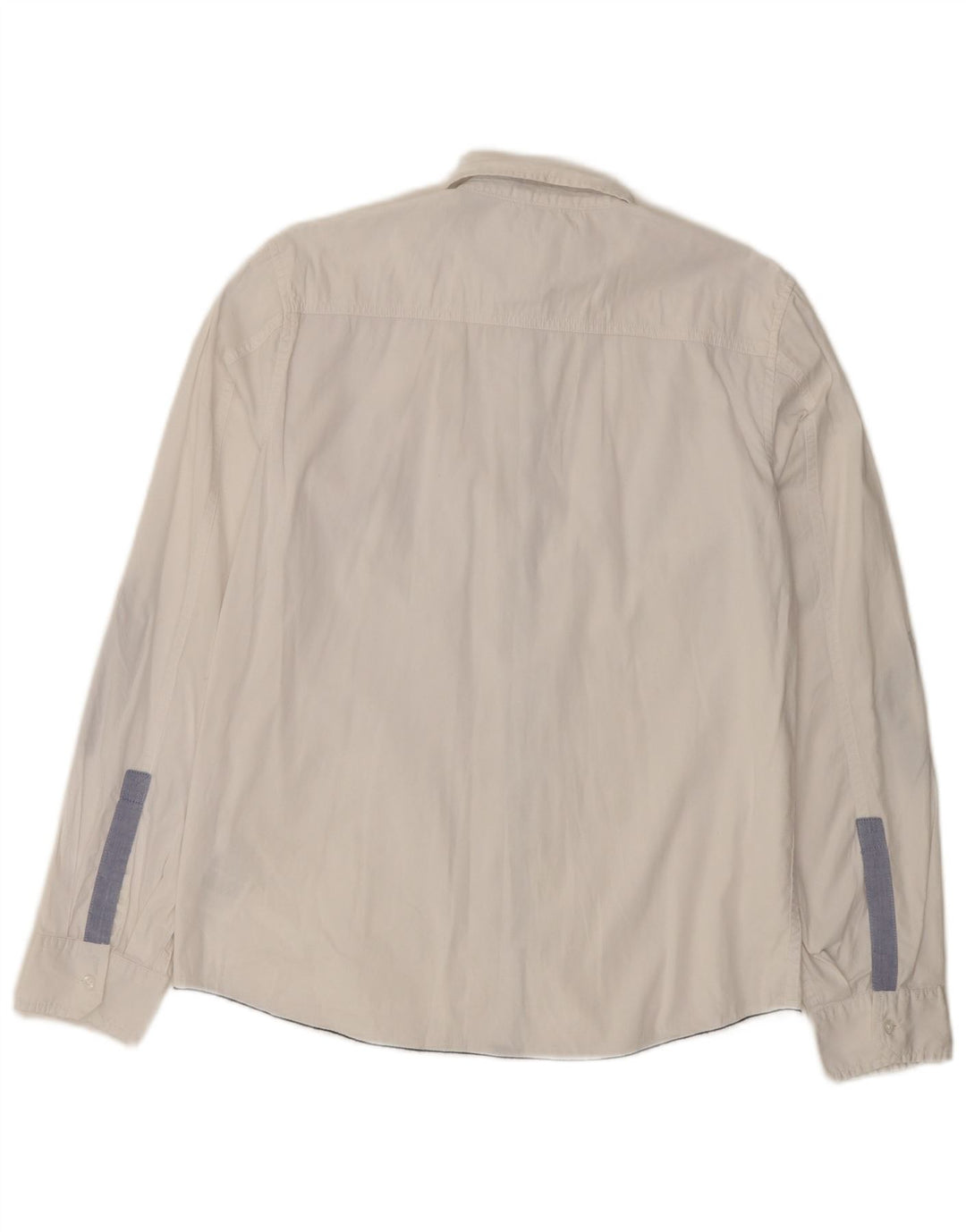 Guess Camisa Mujer UK 46 Grande Algodón Blanco